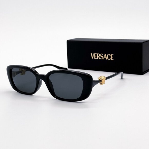 NEW VERSACE SUNGLASSES VE4504D GB1/87 BLACK WOMEN EYEWEAR main image 6